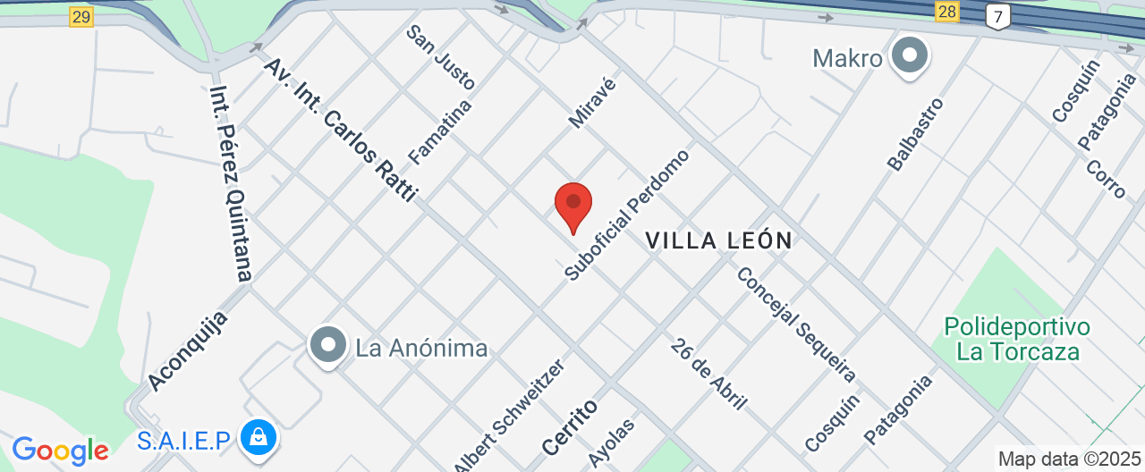Mapa de la ubicación