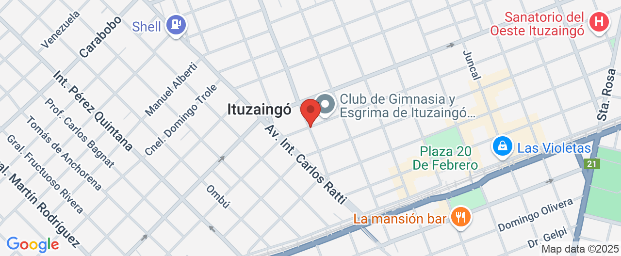 Mapa de la ubicación