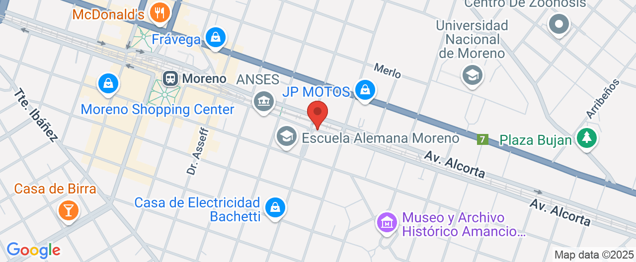 Mapa de la ubicación