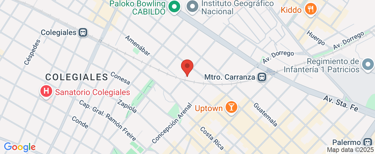 Mapa de la ubicación