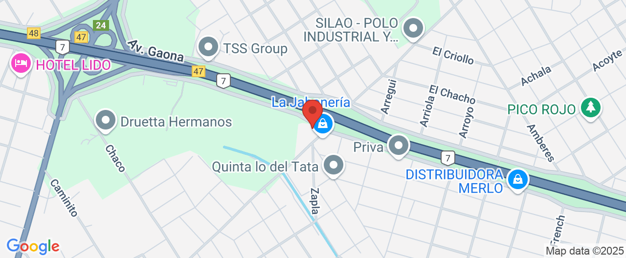 Mapa de la ubicación