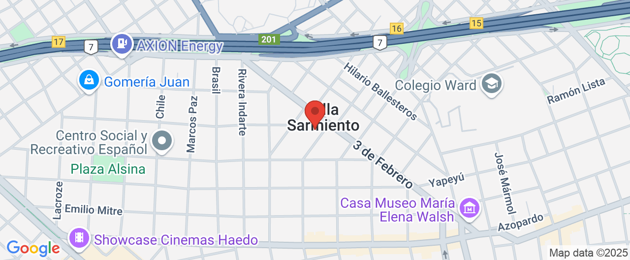 Mapa de la ubicación