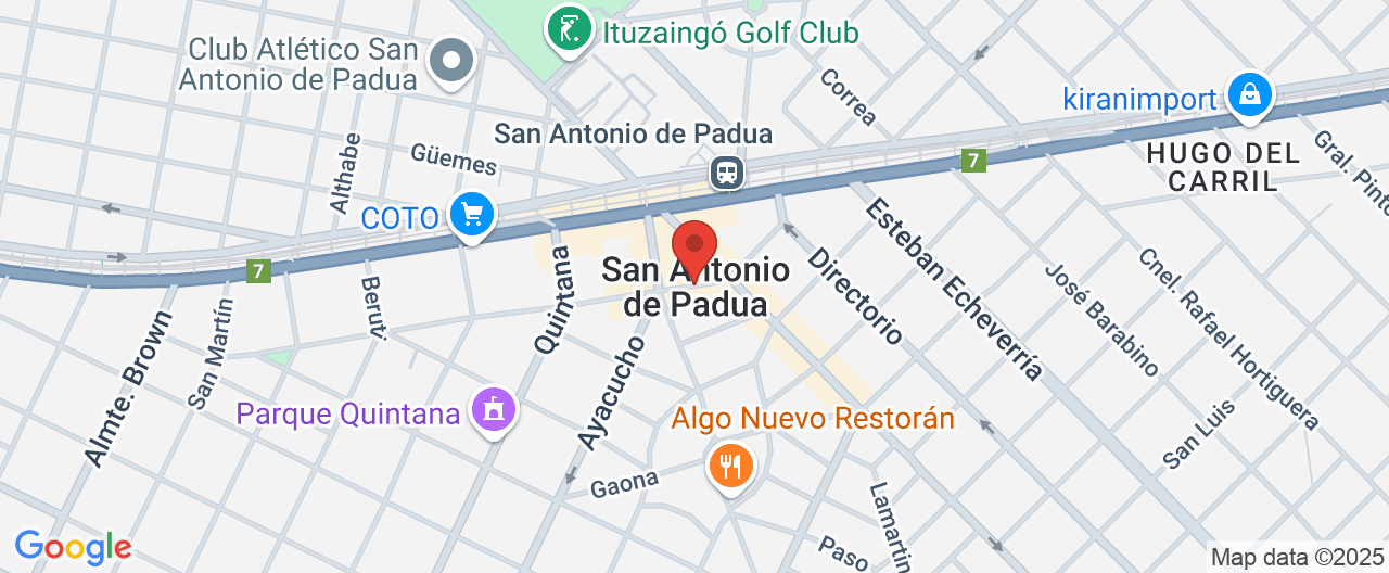 Mapa de la ubicación