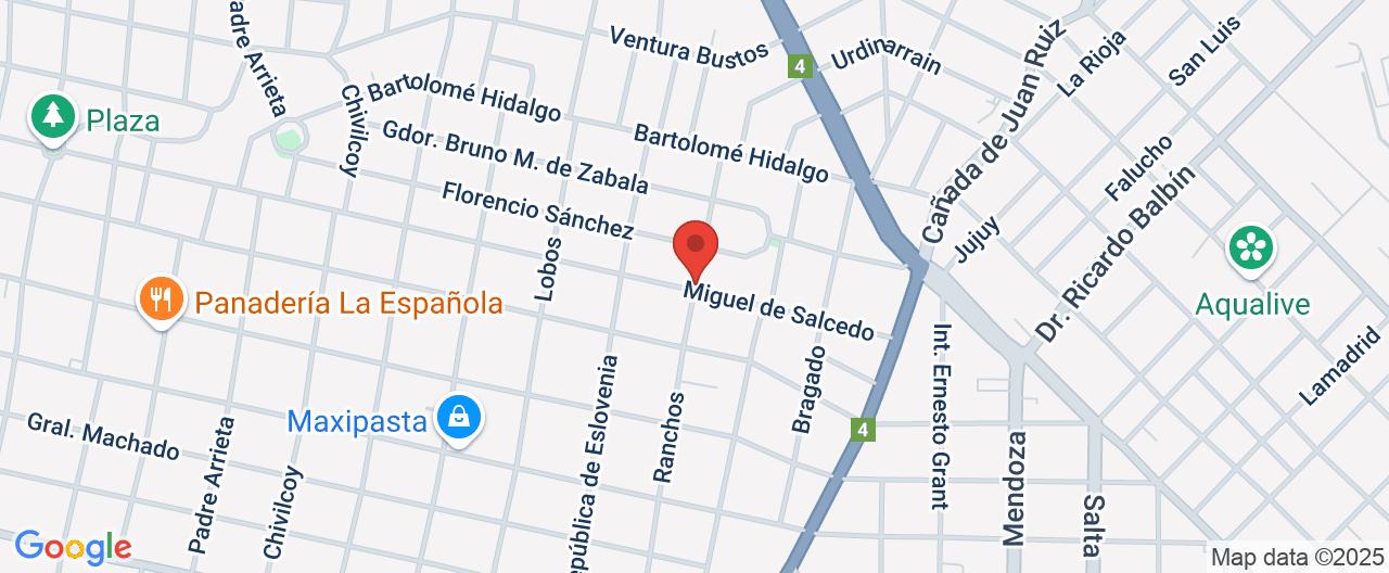 Mapa de la ubicación