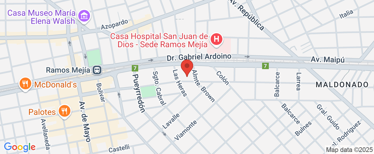Mapa de la ubicación