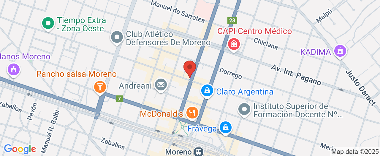 Mapa de la ubicación