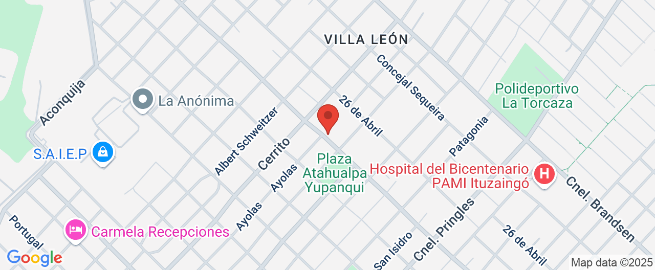 Mapa de la ubicación