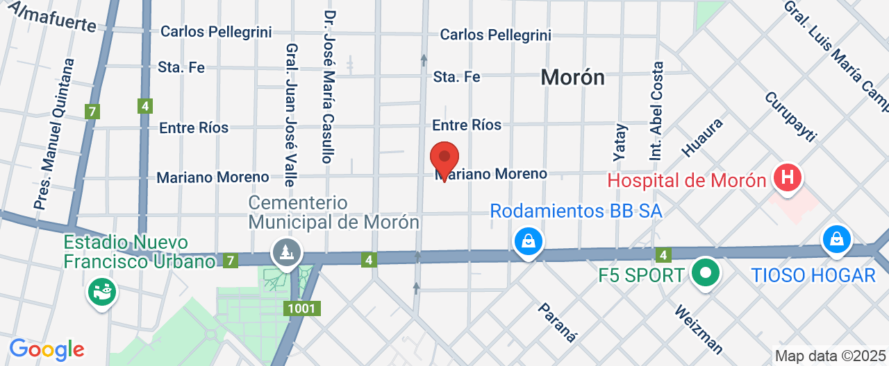 Mapa de la ubicación