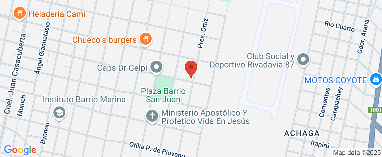 Mapa de la ubicación