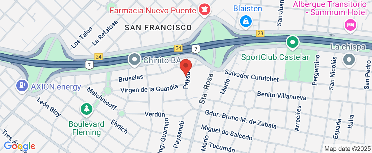 Mapa de la ubicación