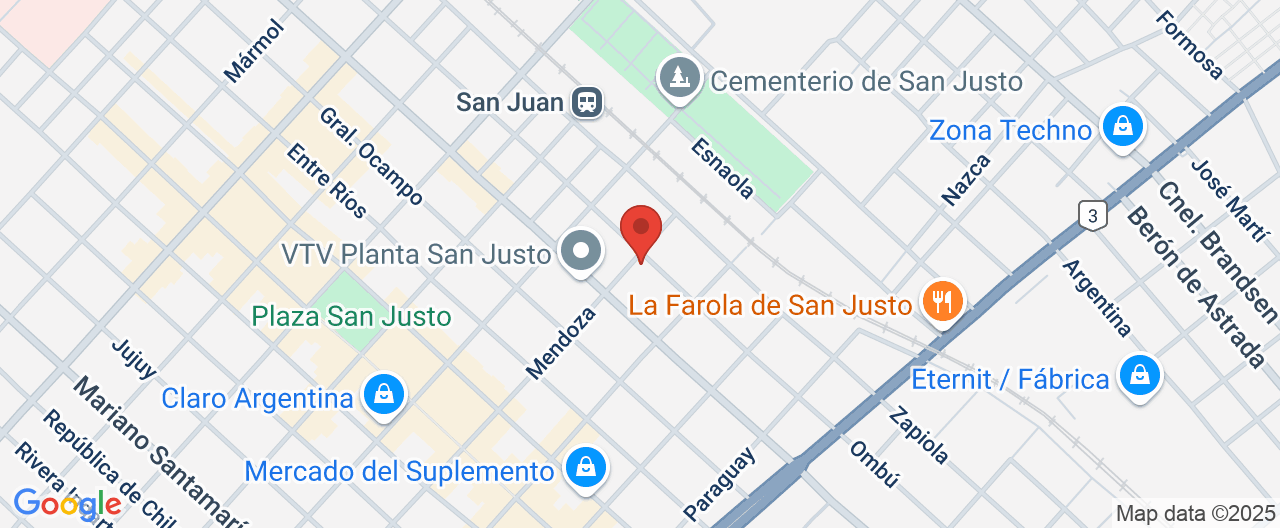 Mapa de la ubicación