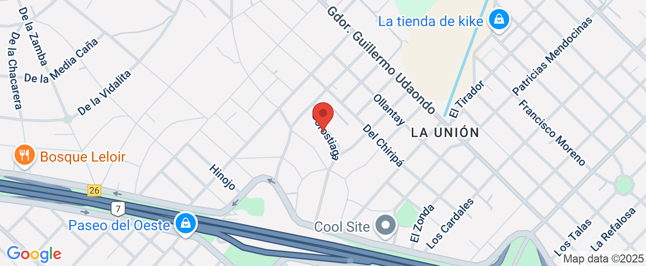 Mapa de la ubicación