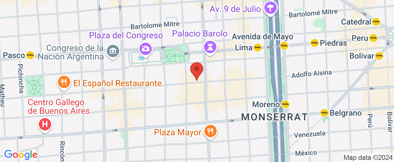 Mapa de la ubicación