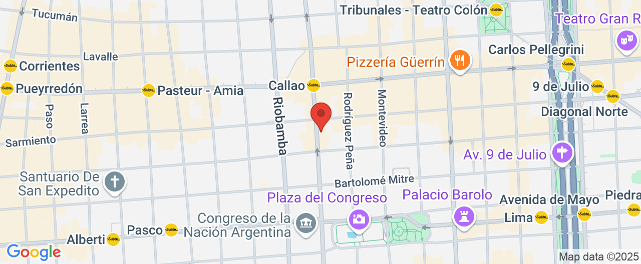 Mapa de la ubicación