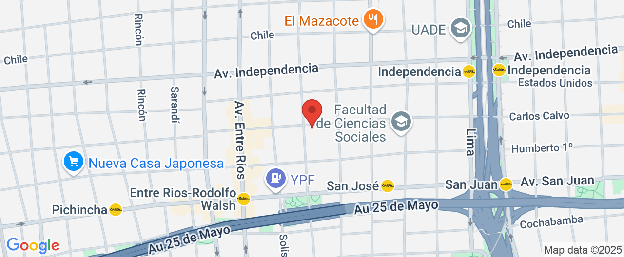 Mapa de la ubicación
