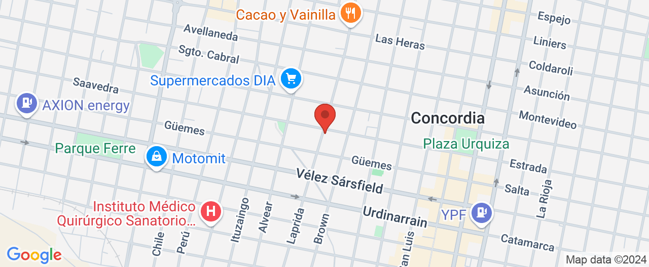 Mapa de la ubicación