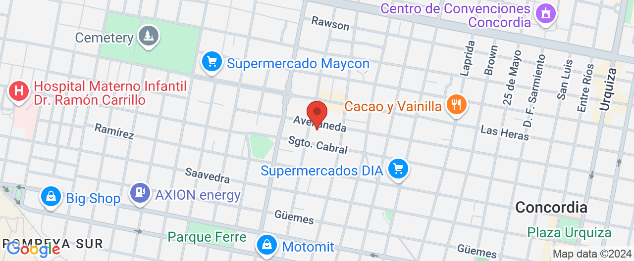 Mapa de la ubicación