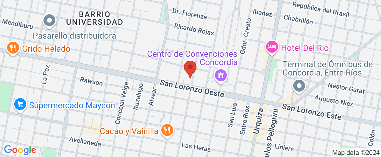 Mapa de la ubicación