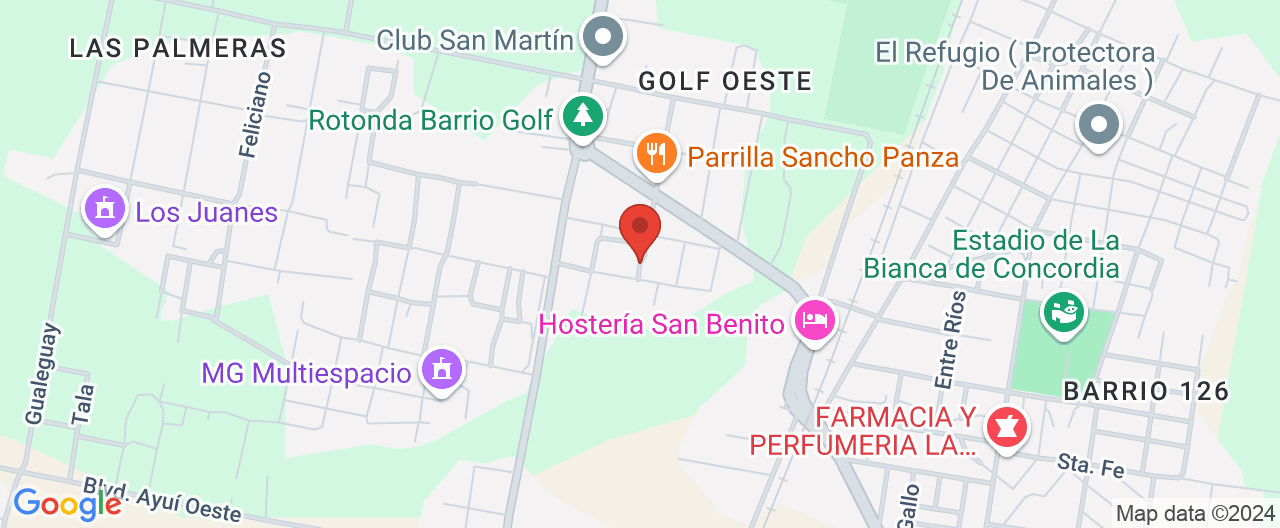 Mapa de la ubicación