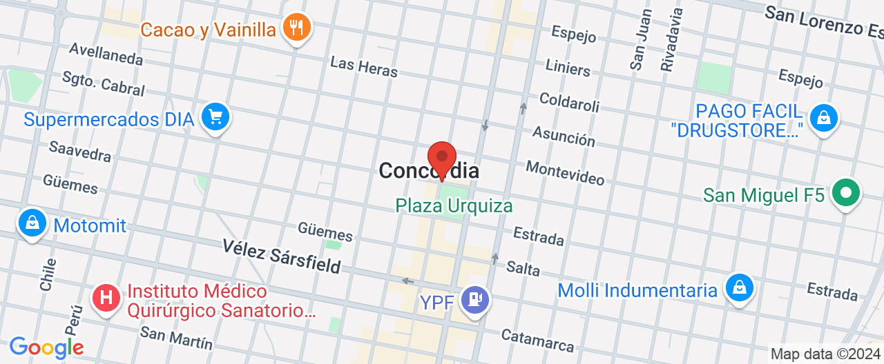 Mapa de la ubicación
