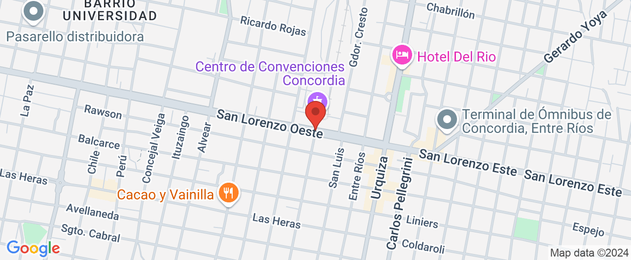 Mapa de la ubicación