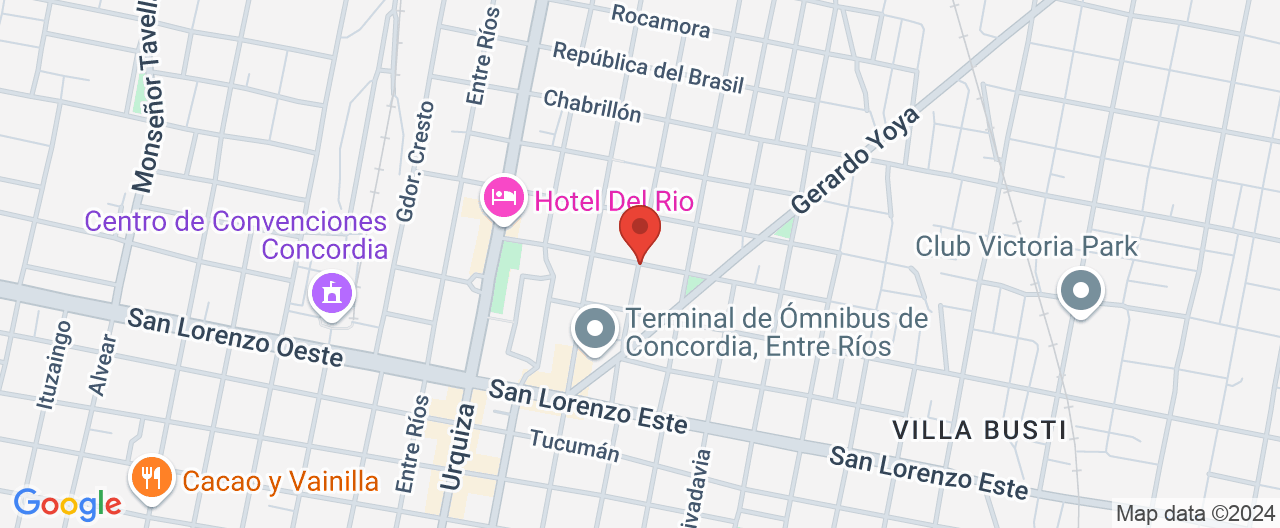 Mapa de la ubicación