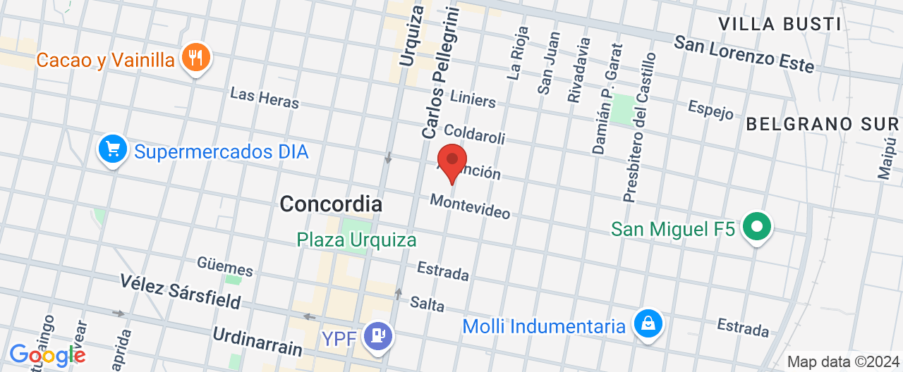 Mapa de la ubicación