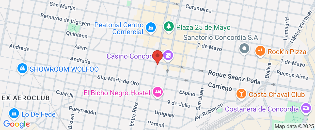 Mapa de la ubicación