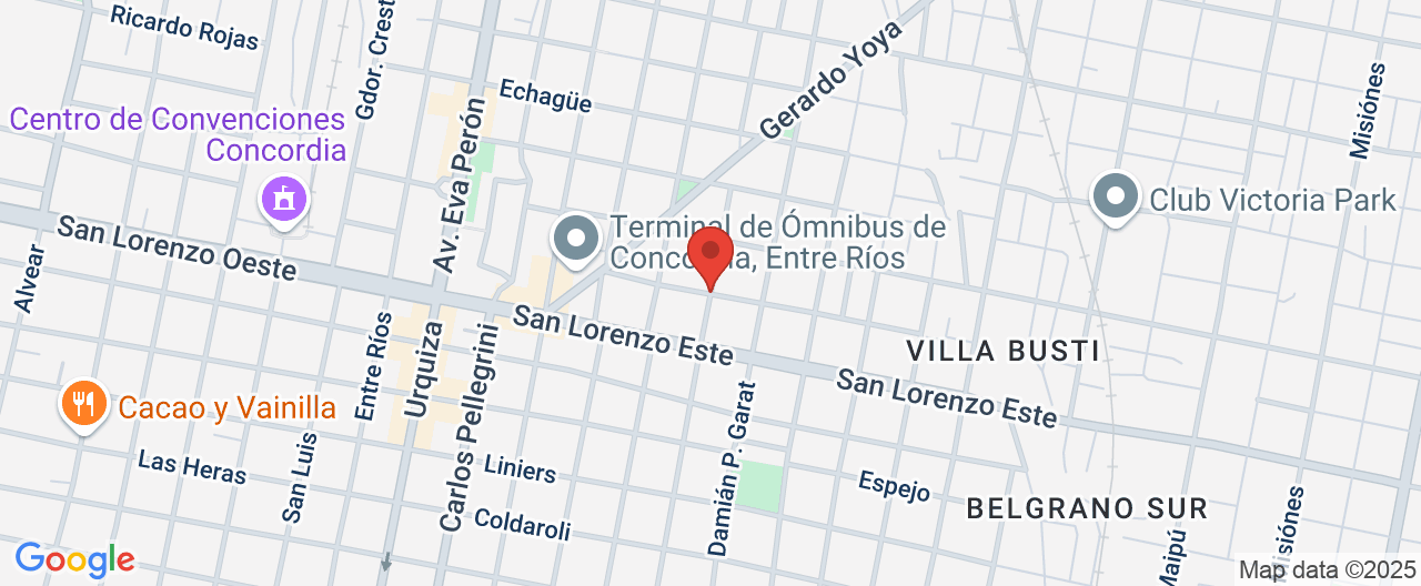 Mapa de la ubicación