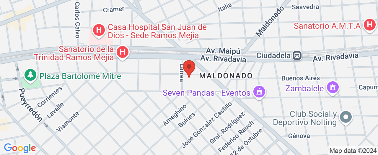 Mapa de la ubicación