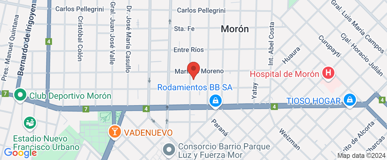 Mapa de la ubicación