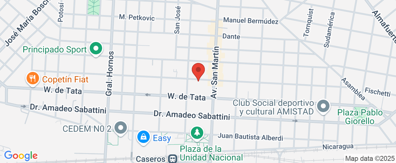 Mapa de la ubicación