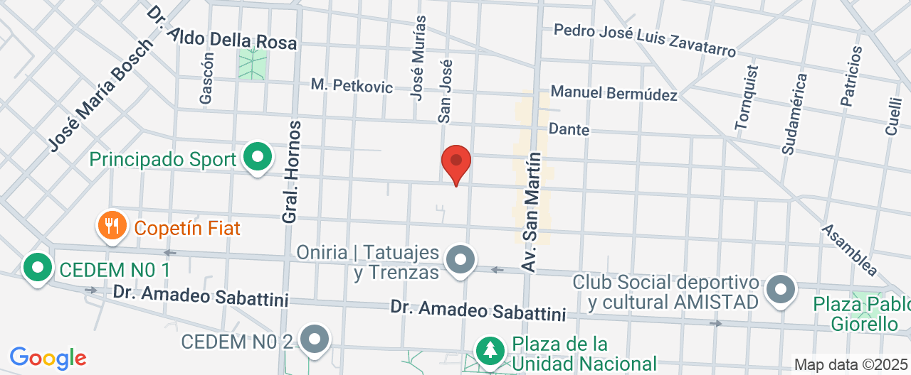 Mapa de la ubicación