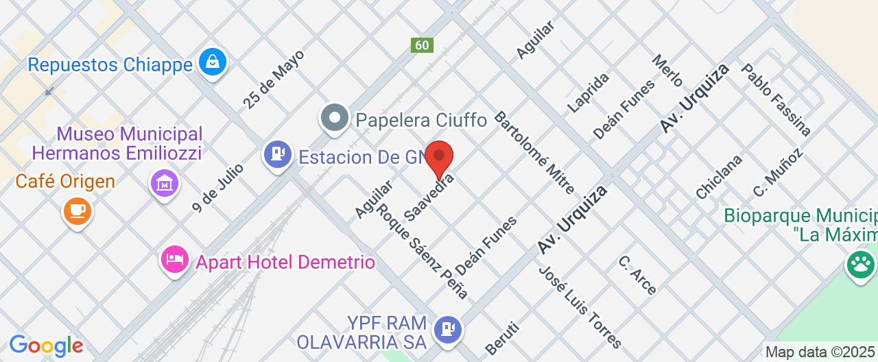 Mapa de la ubicación