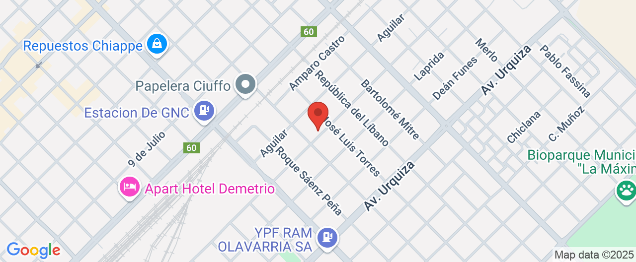 Mapa de la ubicación