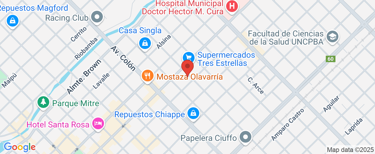 Mapa de la ubicación
