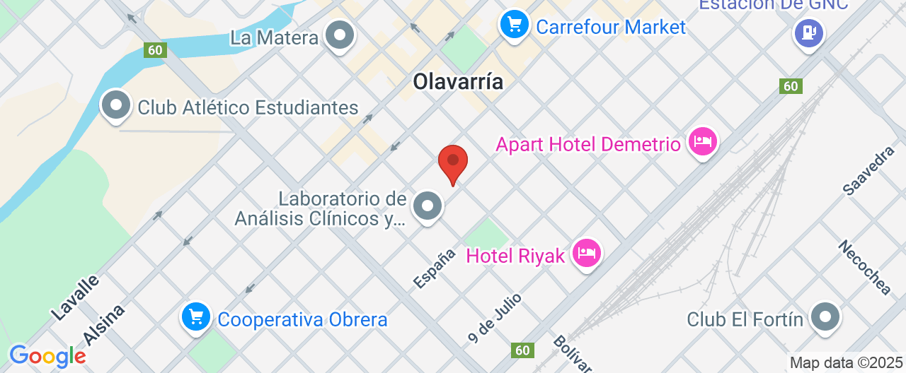 Mapa de la ubicación