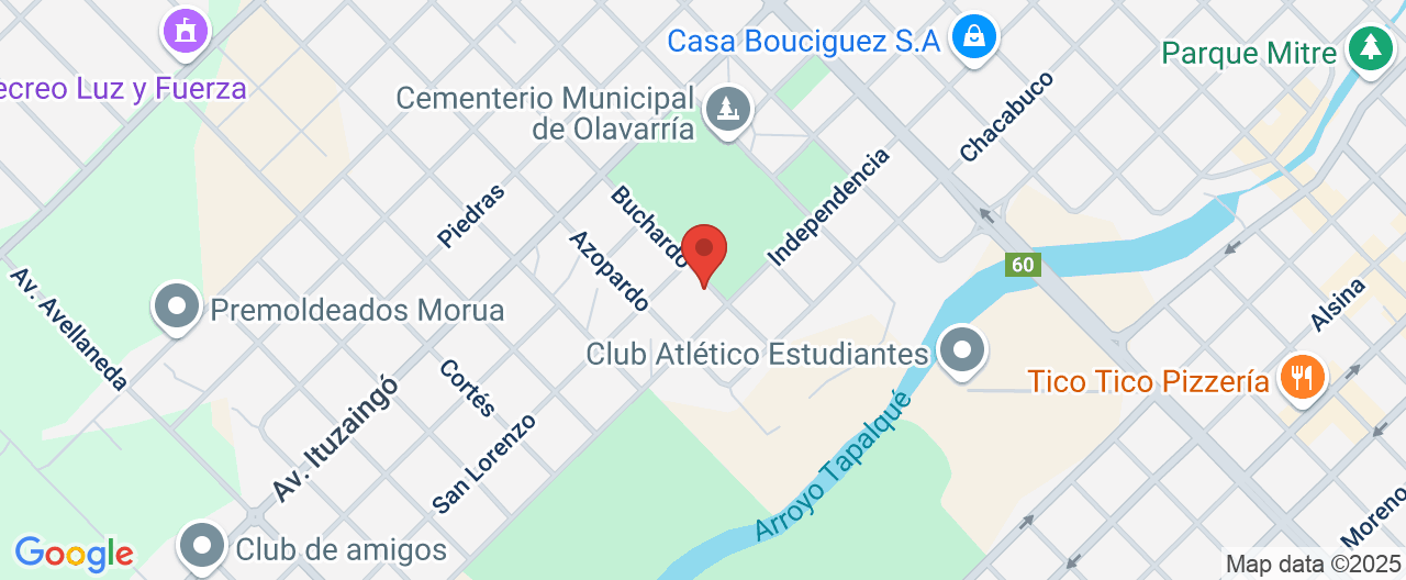 Mapa de la ubicación