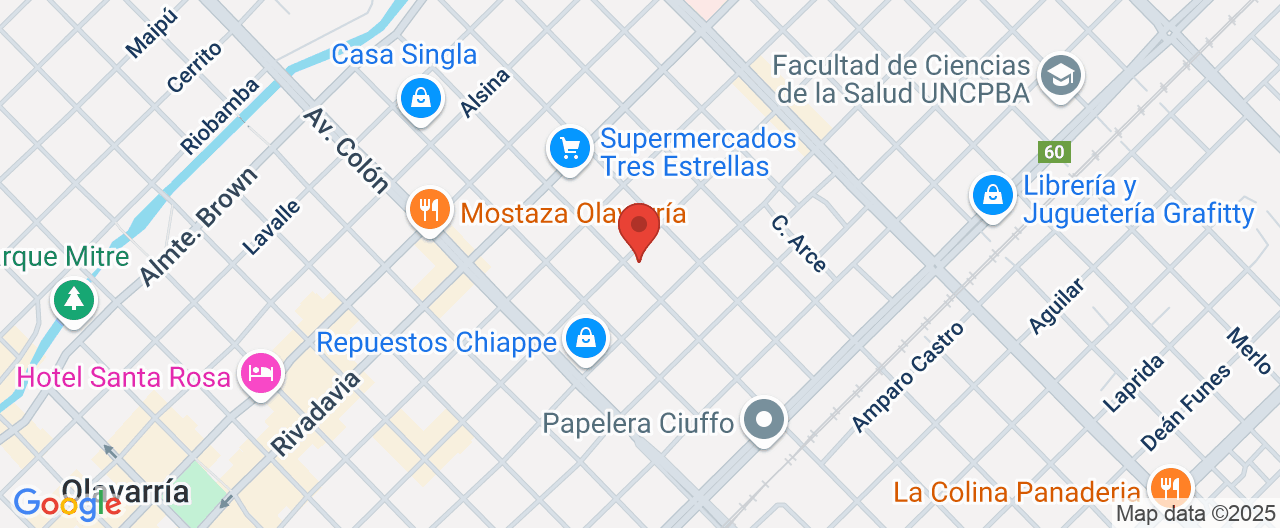Mapa de la ubicación