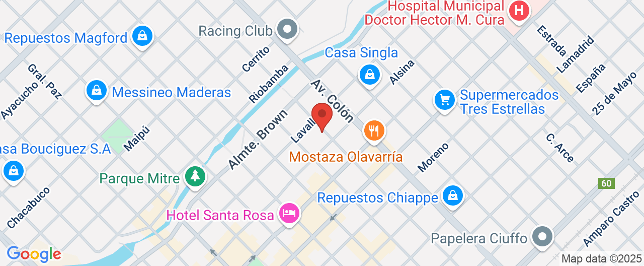 Mapa de la ubicación
