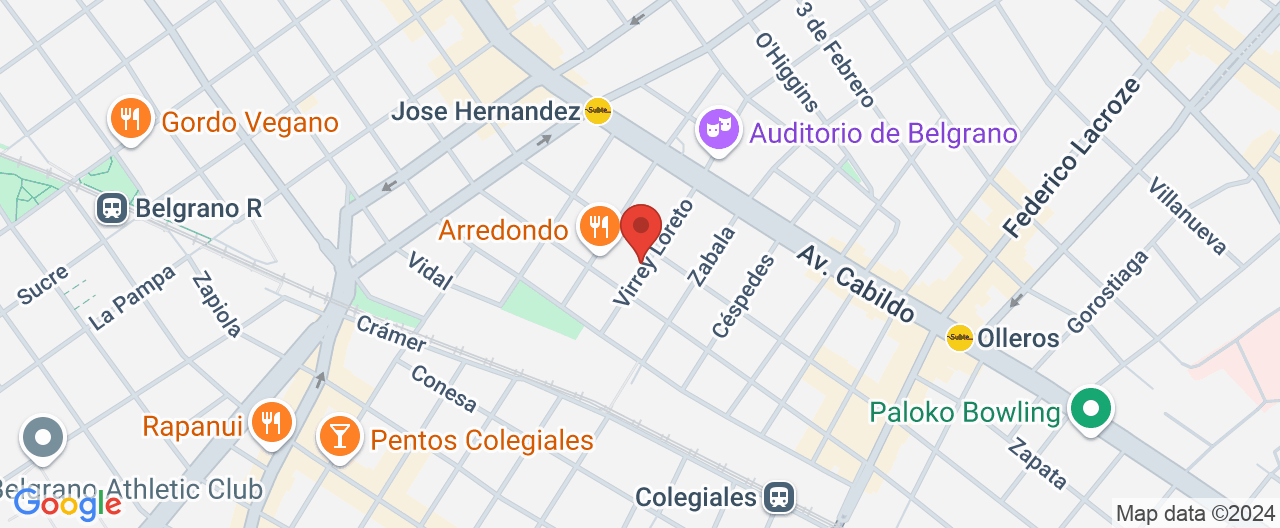 Mapa de la ubicación
