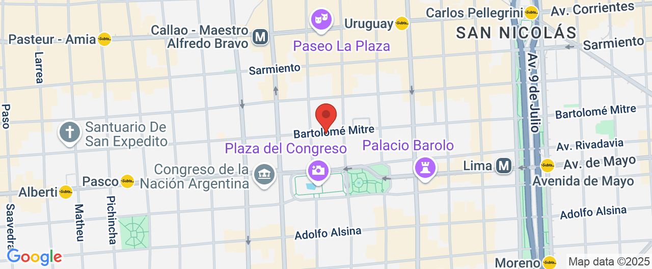 Mapa de la ubicación