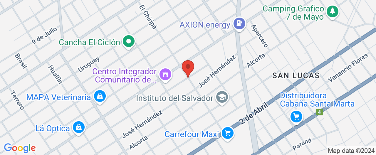 Mapa de la ubicación
