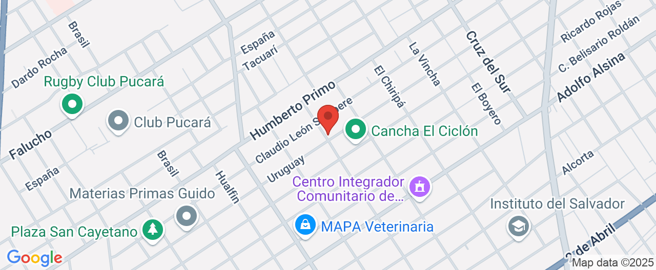 Mapa de la ubicación