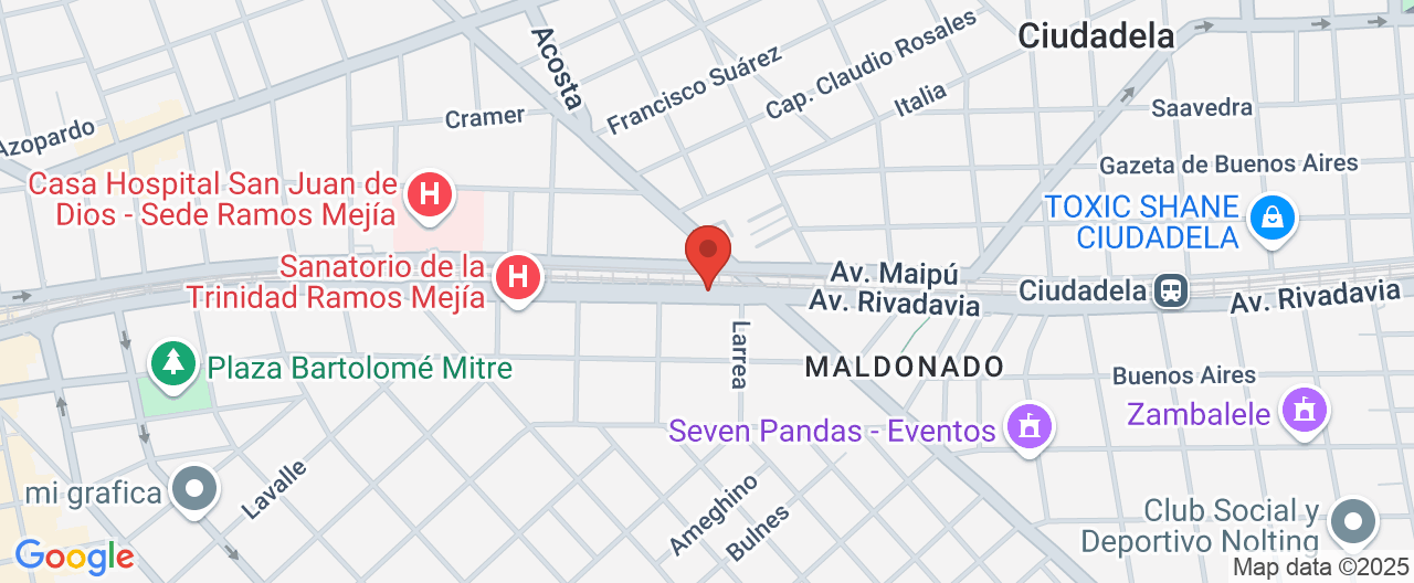 Mapa de la ubicación