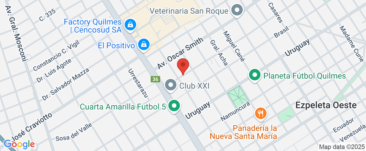 Mapa de la ubicación