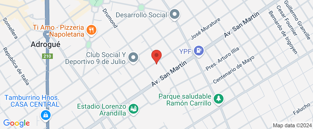 Mapa de la ubicación