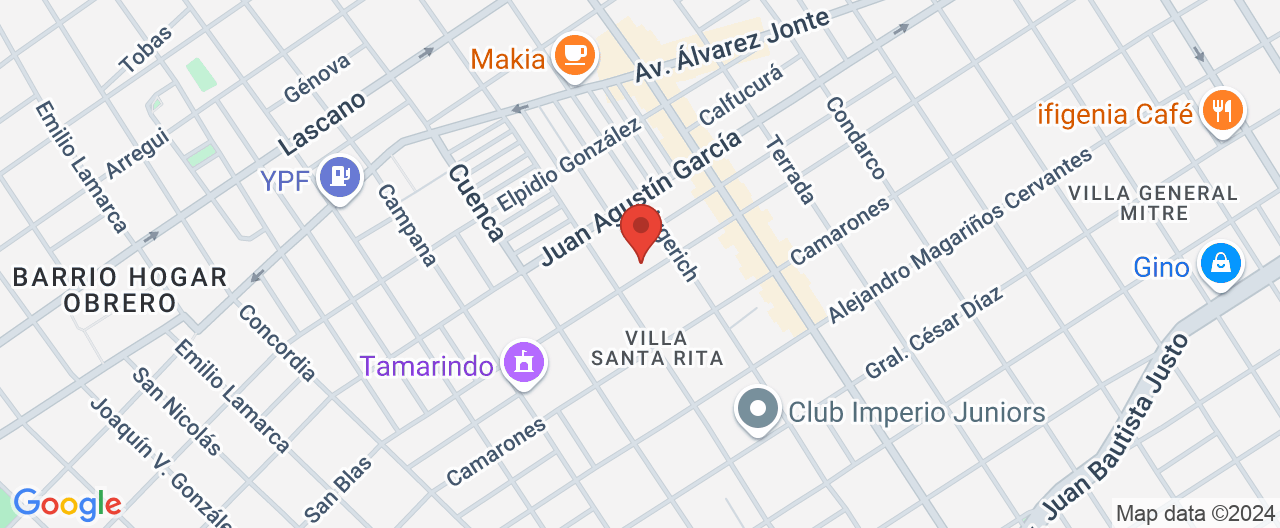 Mapa de la ubicación