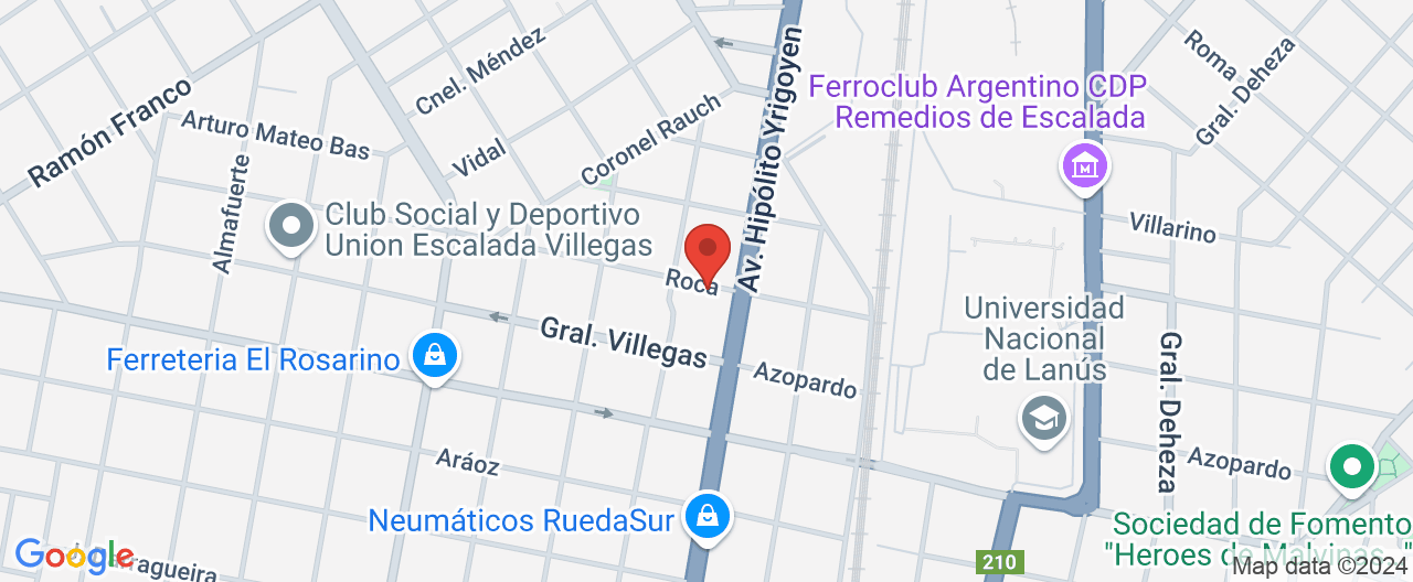Mapa de la ubicación