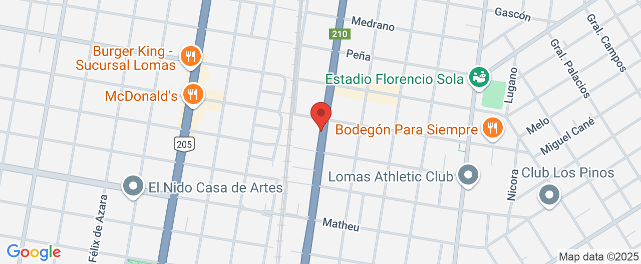 Mapa de la ubicación